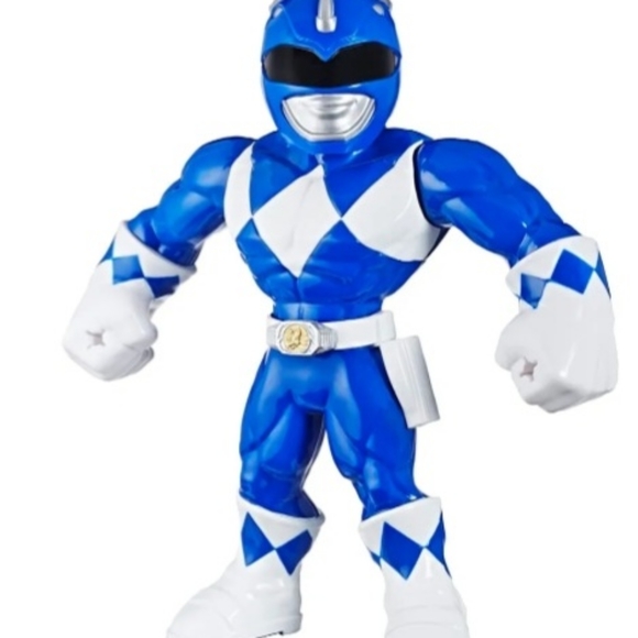 ☆NWT☆Playskool HEROES~MEGA MIGHTIES~Power Rangers~Blue Ranger Action Figure~ - Picture 2 of 9